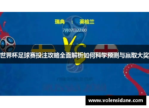 世界杯足球赛投注攻略全面解析如何科学预测与赢取大奖